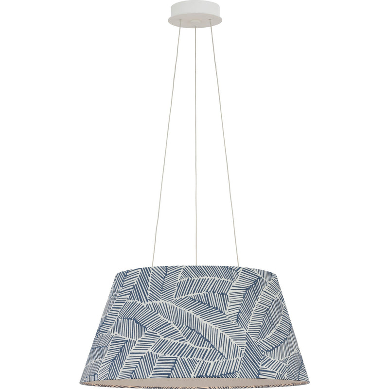 Caufield 21" Drum Pendant in Matte White