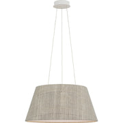 Caufield 21" Drum Pendant in Matte White