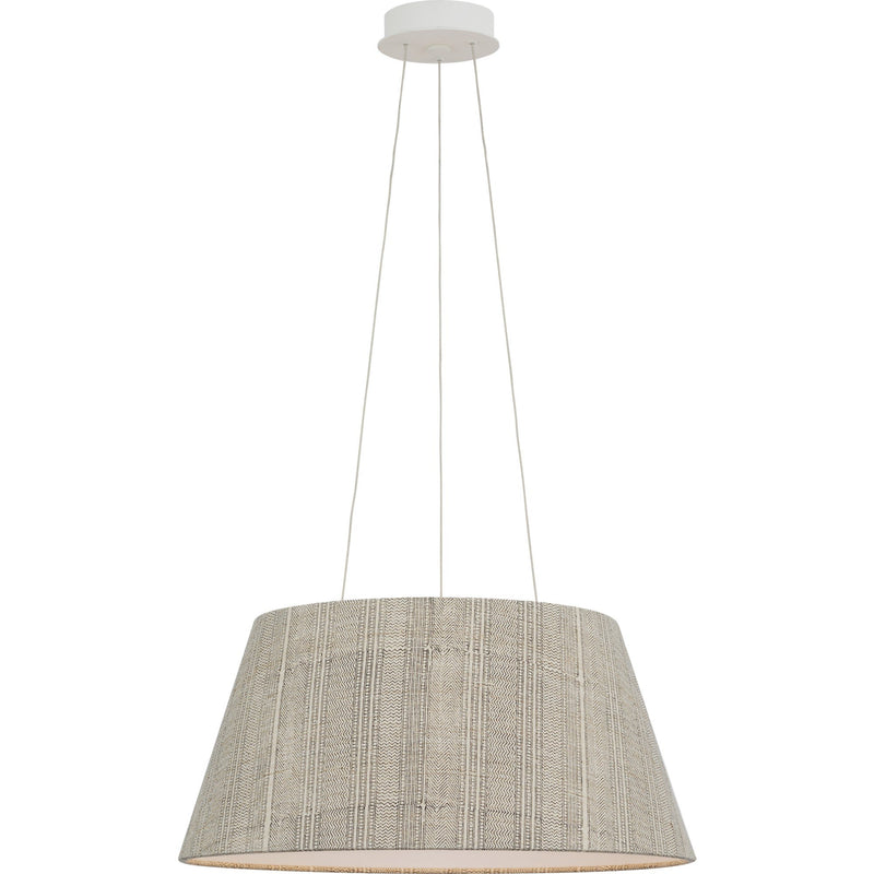 Caufield 21" Drum Pendant in Matte White