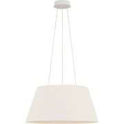 Caufield 21" Drum Pendant in Matte White