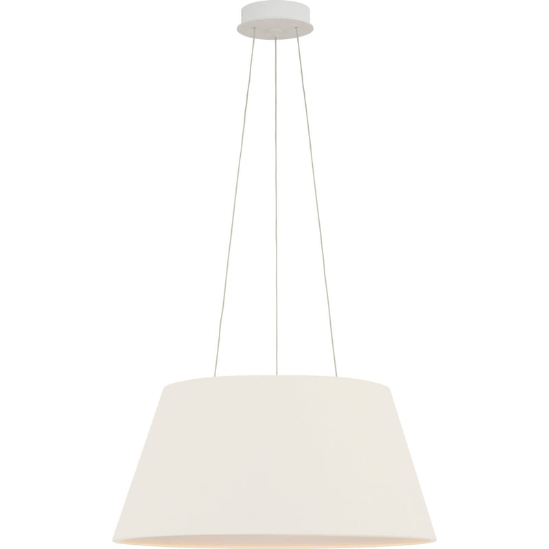 Caufield 21" Drum Pendant in Matte White