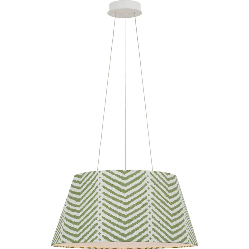 Caufield 21" Drum Pendant in Matte White