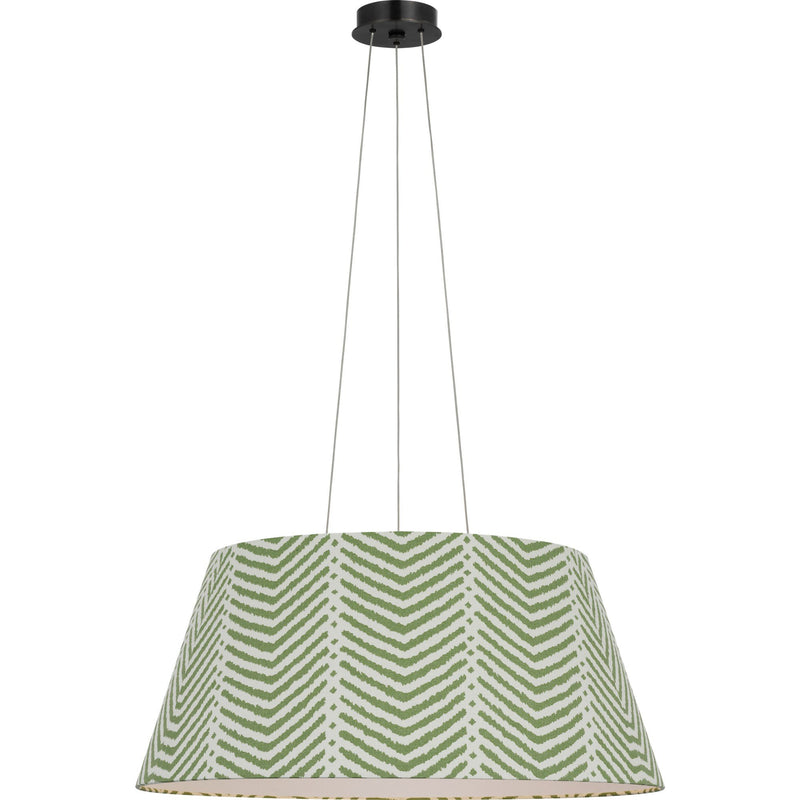 Caufield 29" Drum Pendant in Bronze
