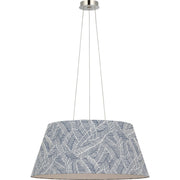 Caufield 29" Drum Pendant in Polished Nickel