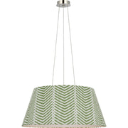 Caufield 29" Drum Pendant in Polished Nickel