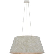 Caufield 29" Drum Pendant in Matte White