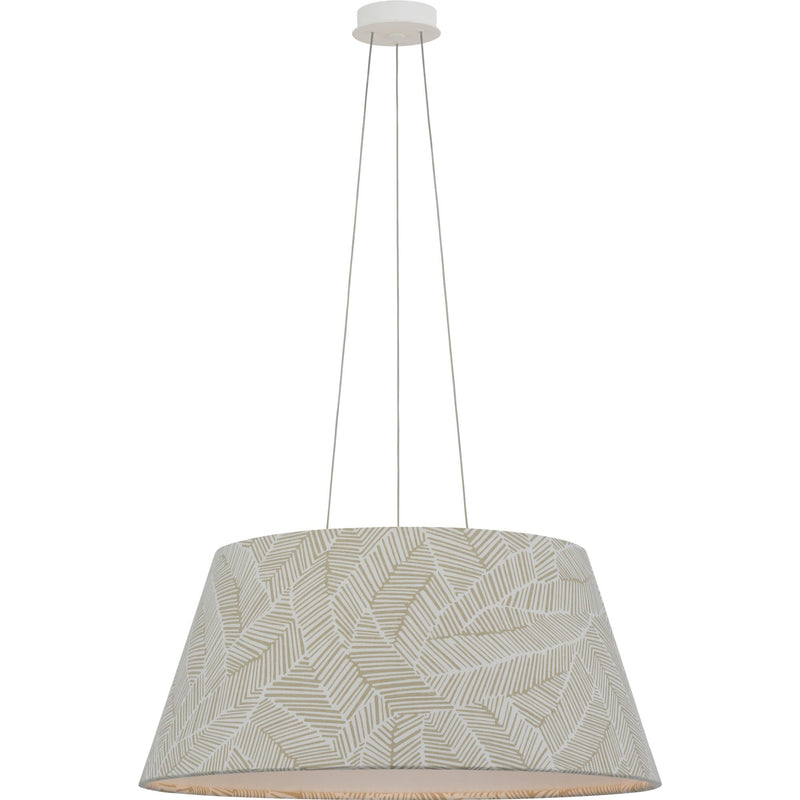 Caufield 29" Drum Pendant in Matte White