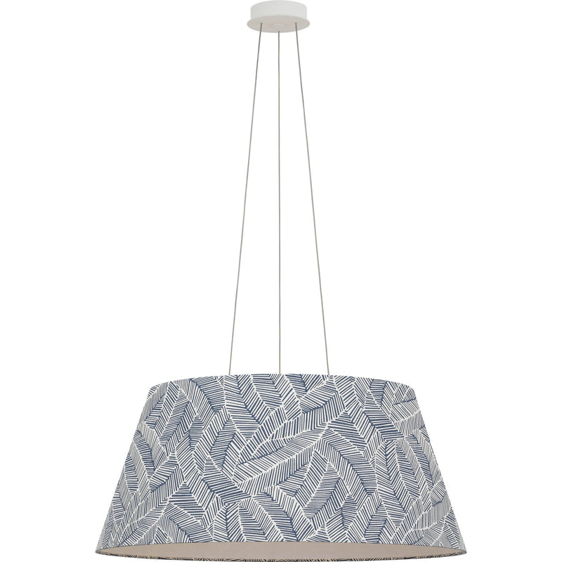 Caufield 29" Drum Pendant in Matte White