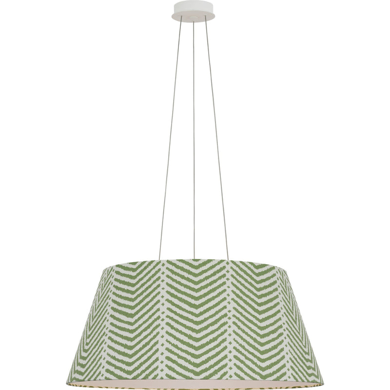 Caufield 29" Drum Pendant in Matte White