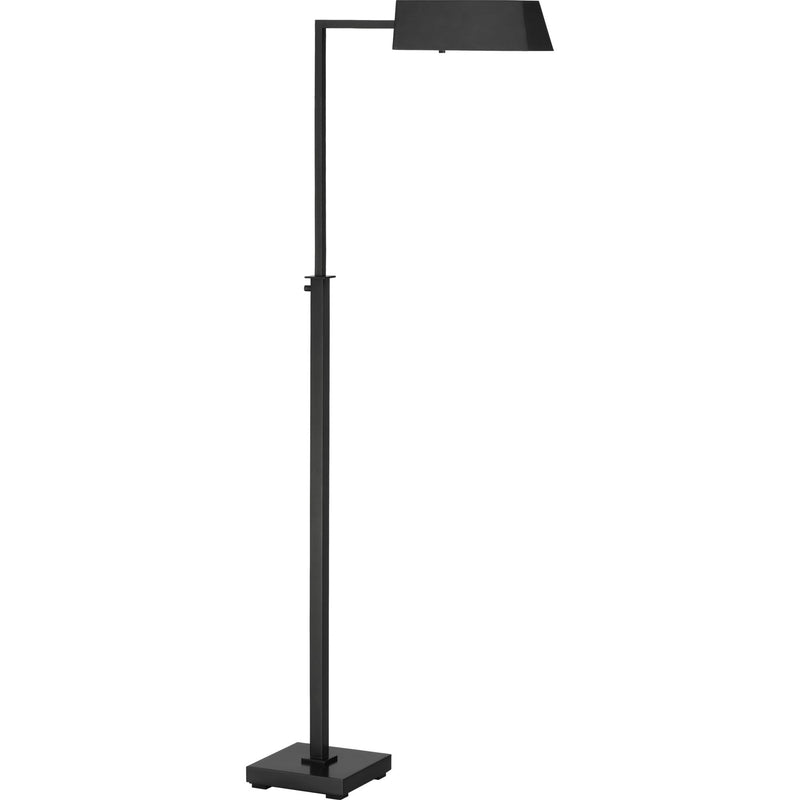 Adley Adjustable Pharmacy Floor Lamp in Bronze
