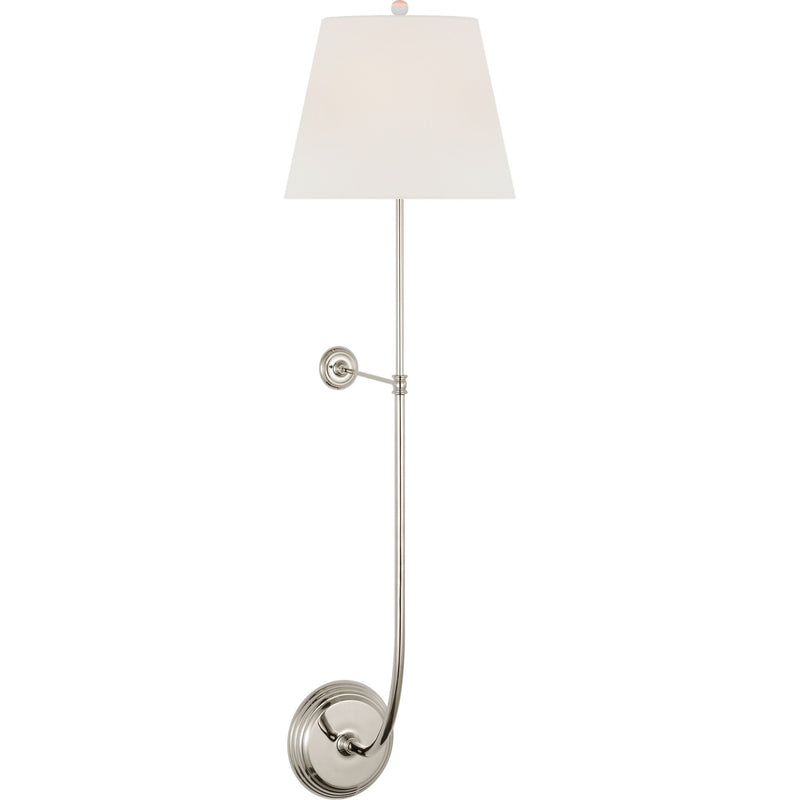 Wyatt 39" Statement Wall Sconce in Polished Nickel