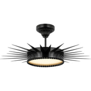 Soleil 28" Semi-Flush Mount in Bronze