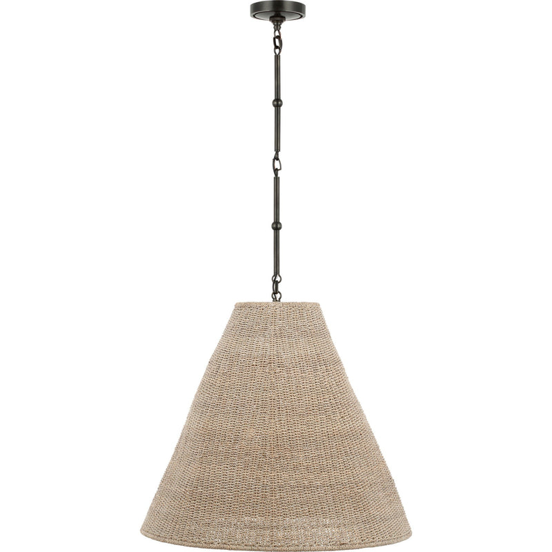 Goodman Large 2-Light Pendant in Bronze