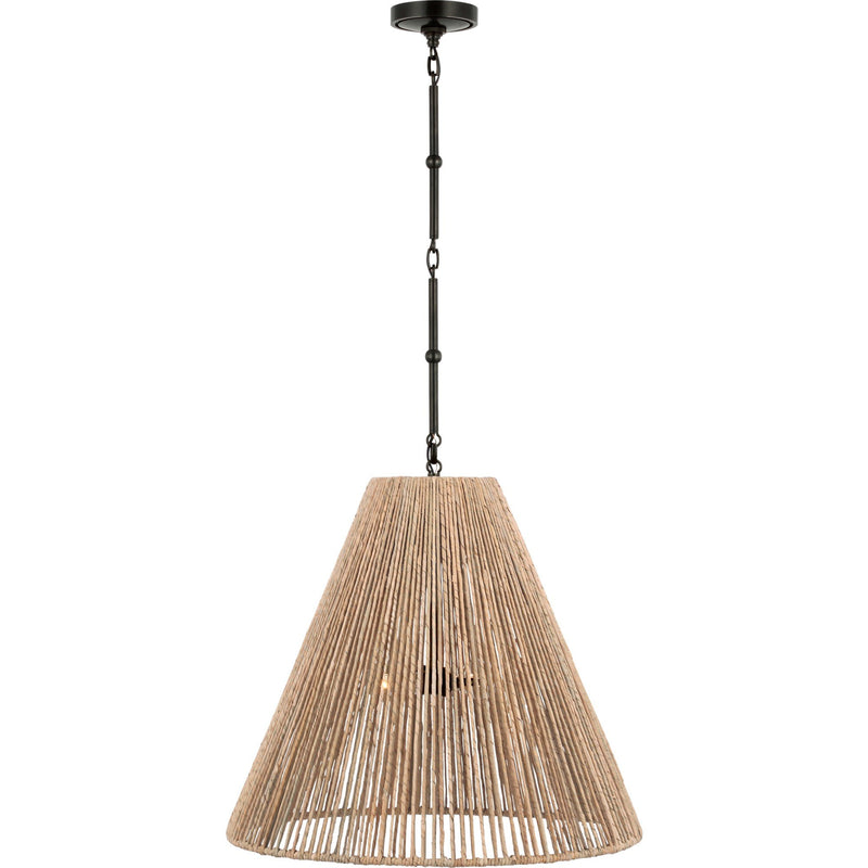 Goodman Large 2-Light Pendant in Bronze