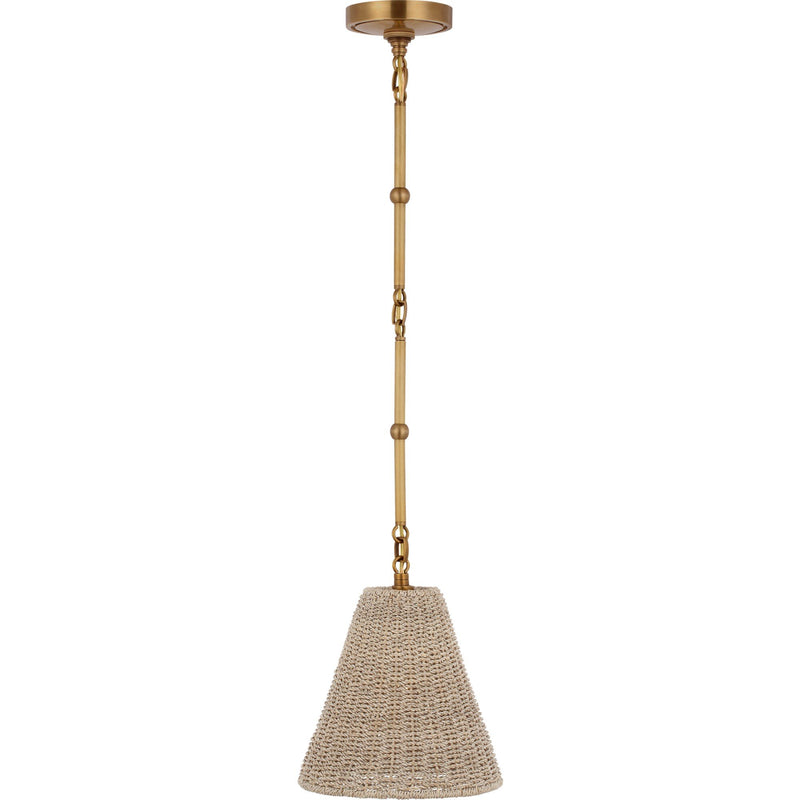 Goodman Petite Mini Pendant in Hand-Rubbed Antique Brass
