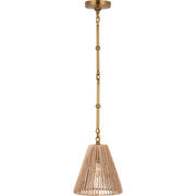 Goodman Petite Mini Pendant in Hand-Rubbed Antique Brass