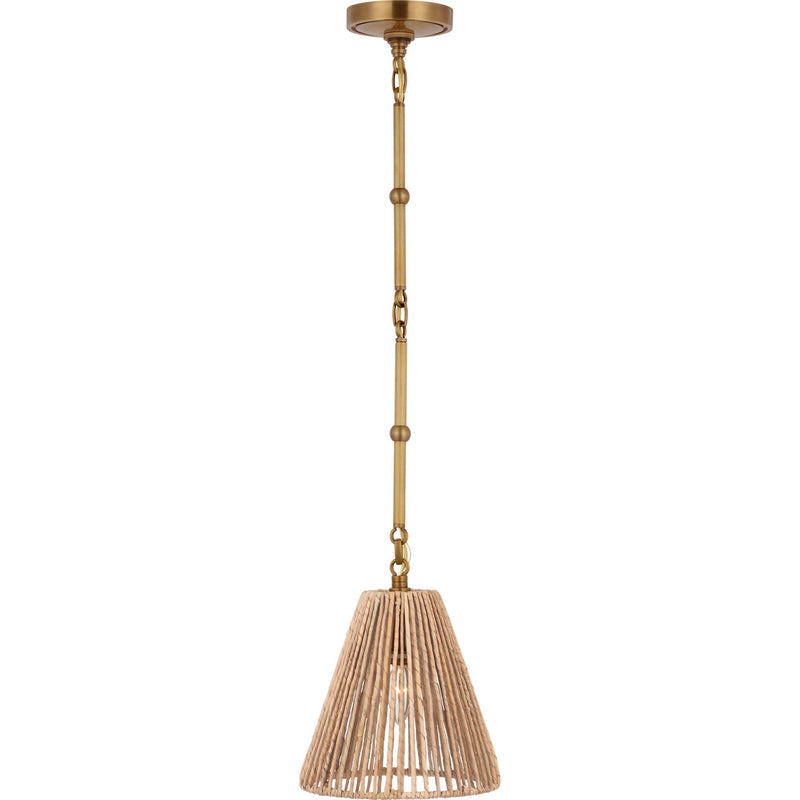 Goodman Petite Mini Pendant in Hand-Rubbed Antique Brass