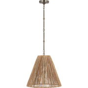 Goodman Medium Pendant in Antique Nickel