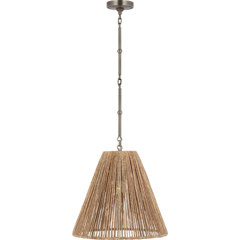 Goodman Medium Pendant in Antique Nickel