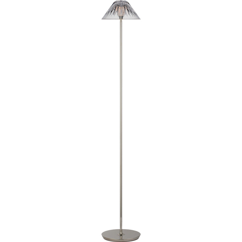 Blaze 55" Floor Lamp in Polished Nickel