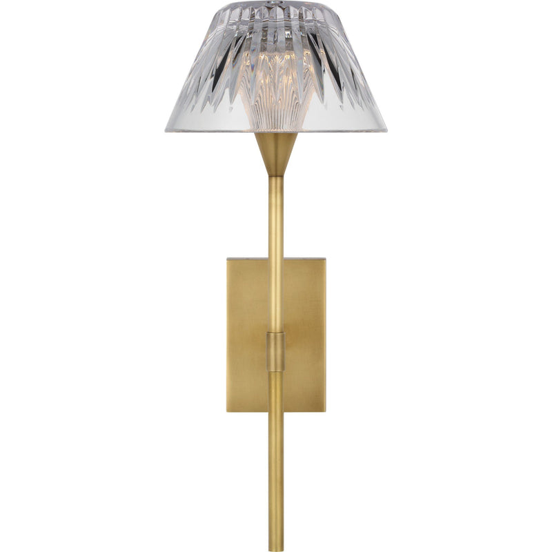 Blaze 14" Bath Sconce in Natural Brass