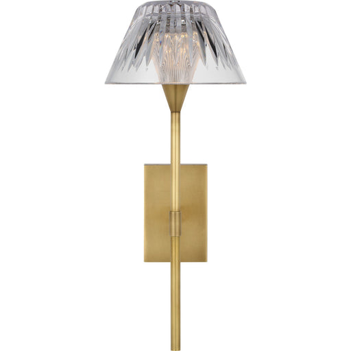 Blaze 14" Bath Sconce in Natural Brass