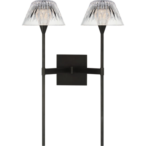 Blaze 19" 2-Light Tail Wall Sconce in Bronze