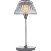 Blaze 12" Rechargeable Table Lamp in Polished Nickel