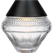 Copper Coast 5" Rechargeable Crystal Table Lamp in Bronze