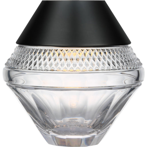 Copper Coast 5" Rechargeable Crystal Table Lamp in Bronze