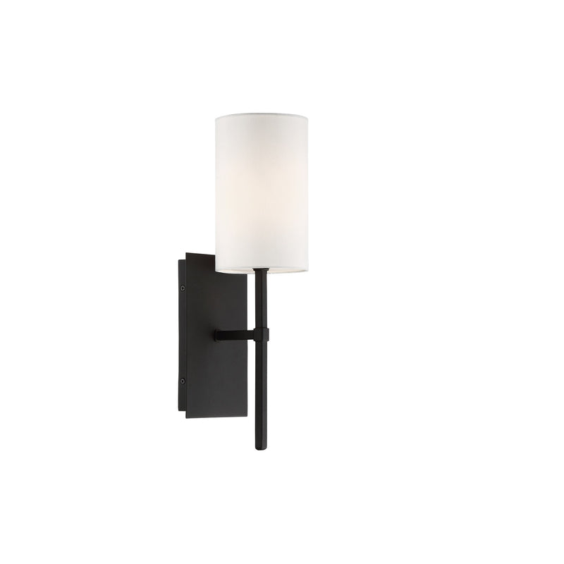 Veronica 1 Light 5" Sconce in Black Forged
