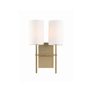 Veronica 2 Light 11" Sconce in Aged Brass