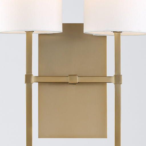 Veronica 2 Light 11" Sconce in Aged Brass