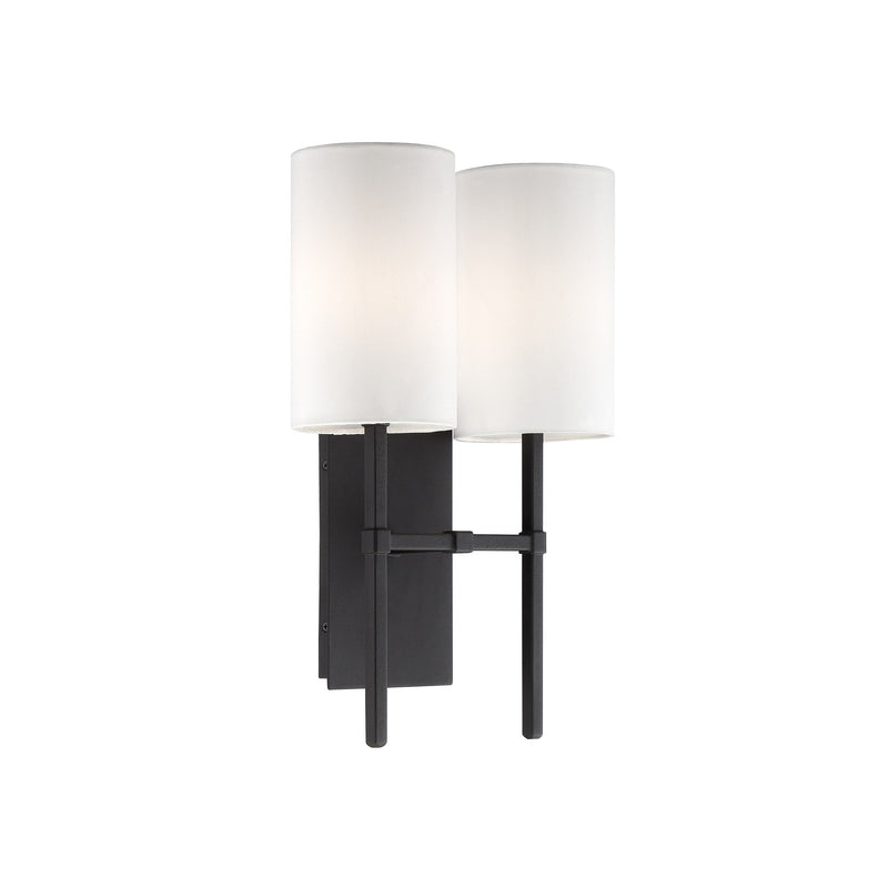 Veronica 2 Light 11" Sconce in Black Forged