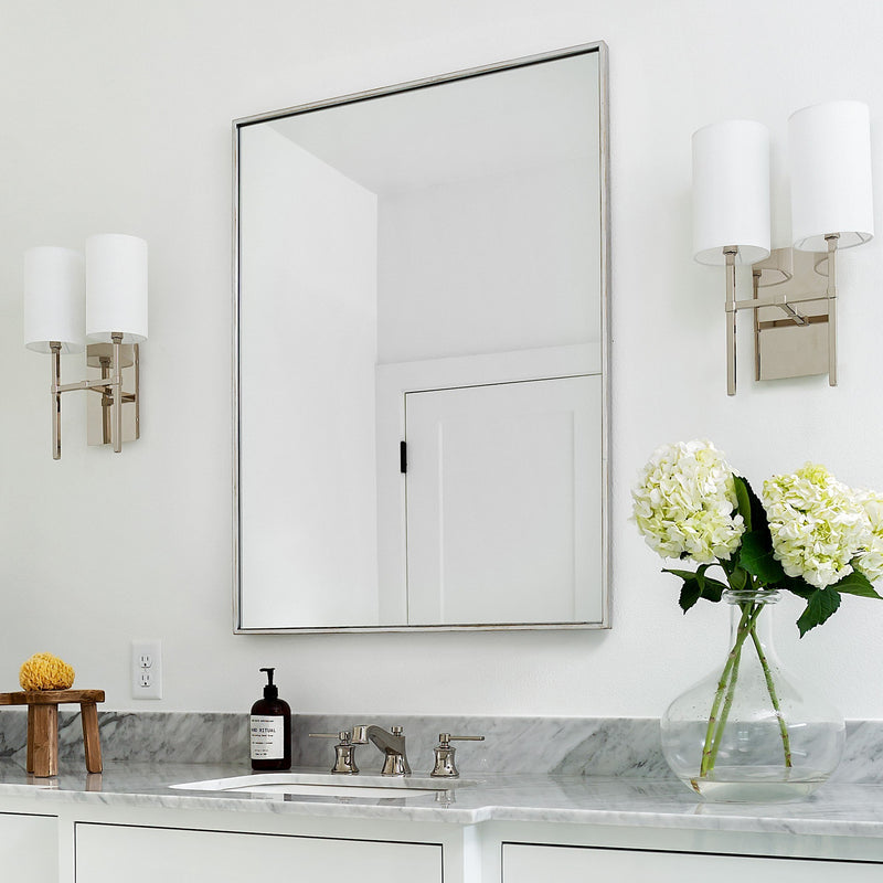 Veronica 2 Light 11" Sconce in Polished Nickel in a room setting