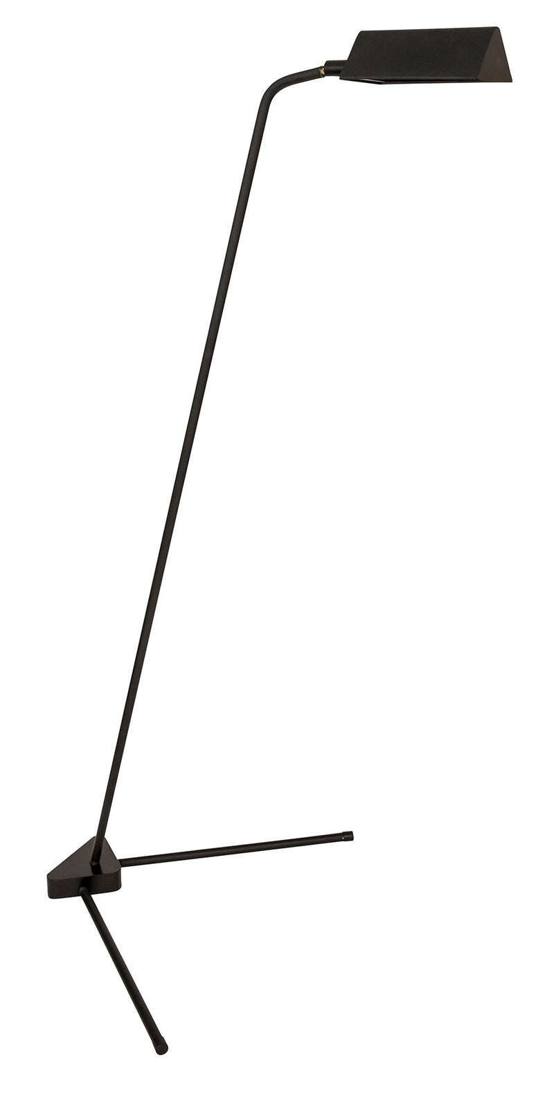 Victory 48" Floor Lamp with Metal Shade in Black