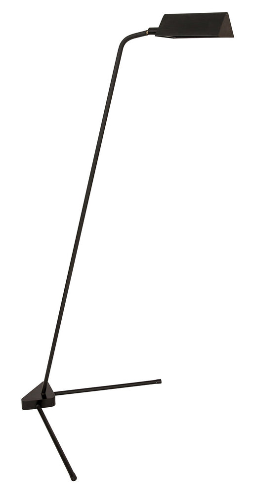 Victory 48" Floor Lamp with Metal Shade in Black