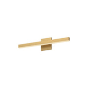 Vega 23" Vanity Light in Brushed Gold (Fixed 2700K Color Temperature)