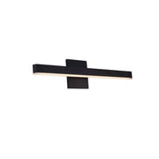 Vega 23" Vanity Light in Black (Fixed 2700K Color Temperature)