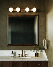 Briar 34" 4-Light Vanity Light in Brushed Gold