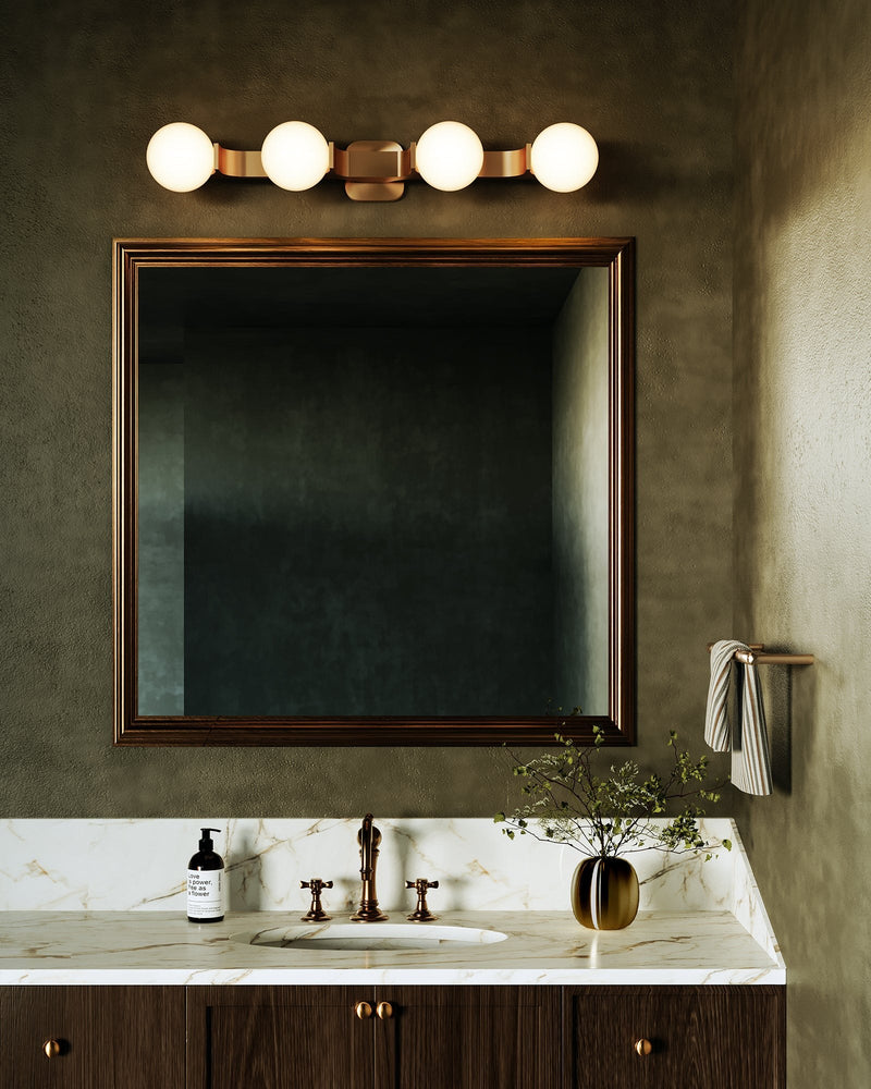 Briar 34" 4-Light Vanity Light in Brushed Gold