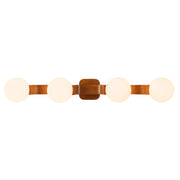 Briar 34" 4-Light Vanity Light in Teak