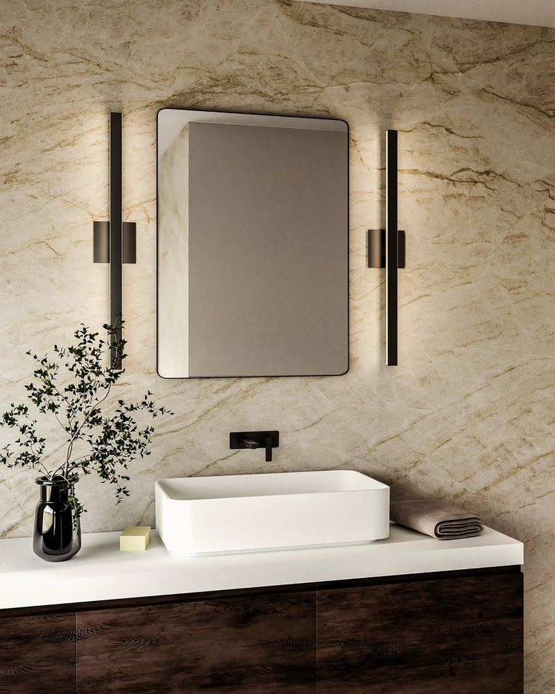 Vera 38" Vanity Light in Black