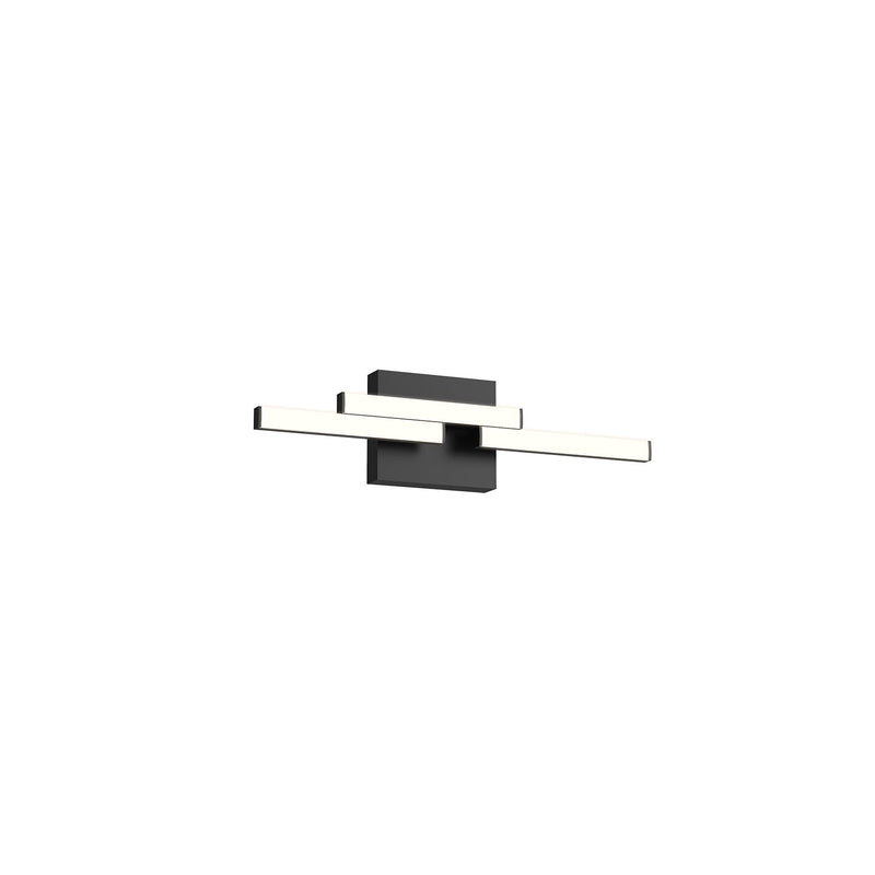 Anello Minor 18" Vanity Light in Black