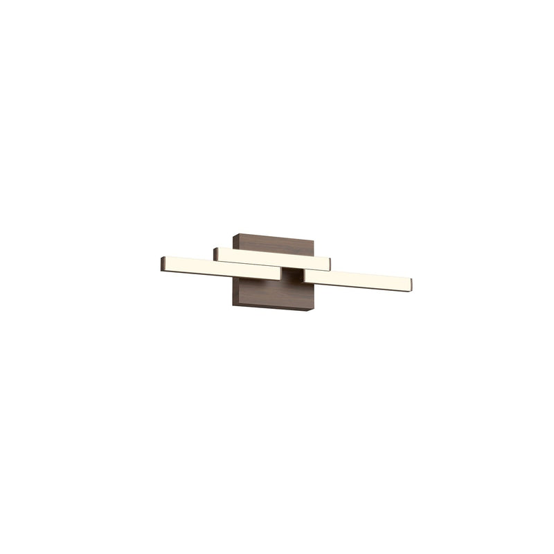 Anello Minor 18" Vanity Light in Walnut