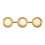 Cleo 23" Vanity Light in Brushed Gold/Opal Glass