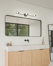 Rotaire 33" Vanity Light in Black