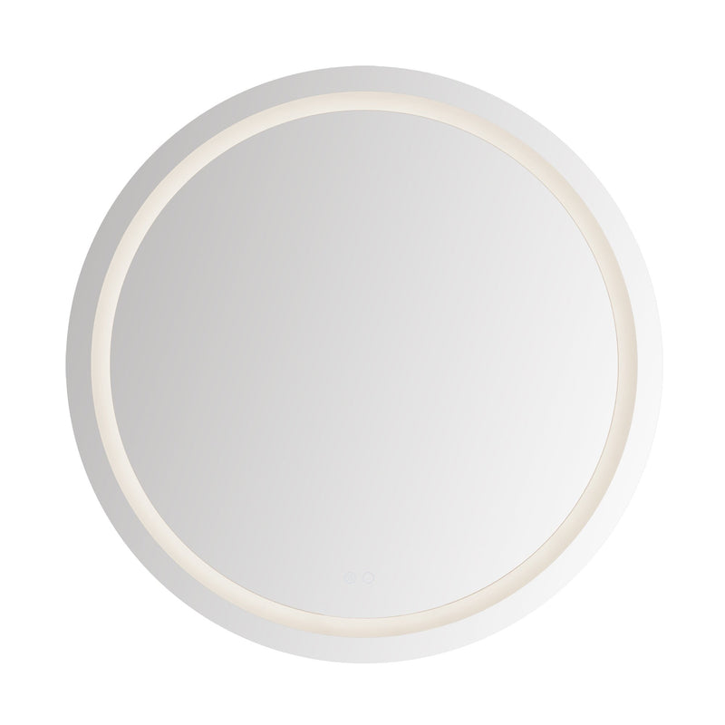 Hillmont 40" LED Vanity Mirror in Sandblasted Merc Edge