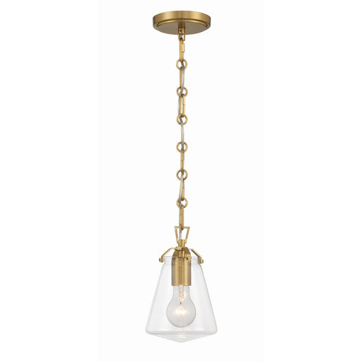 Voss 1 Light 5.75" Pendant in Luxe Gold