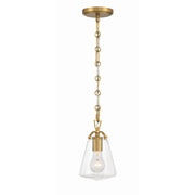 Voss 1 Light 5.75" Pendant in Luxe Gold